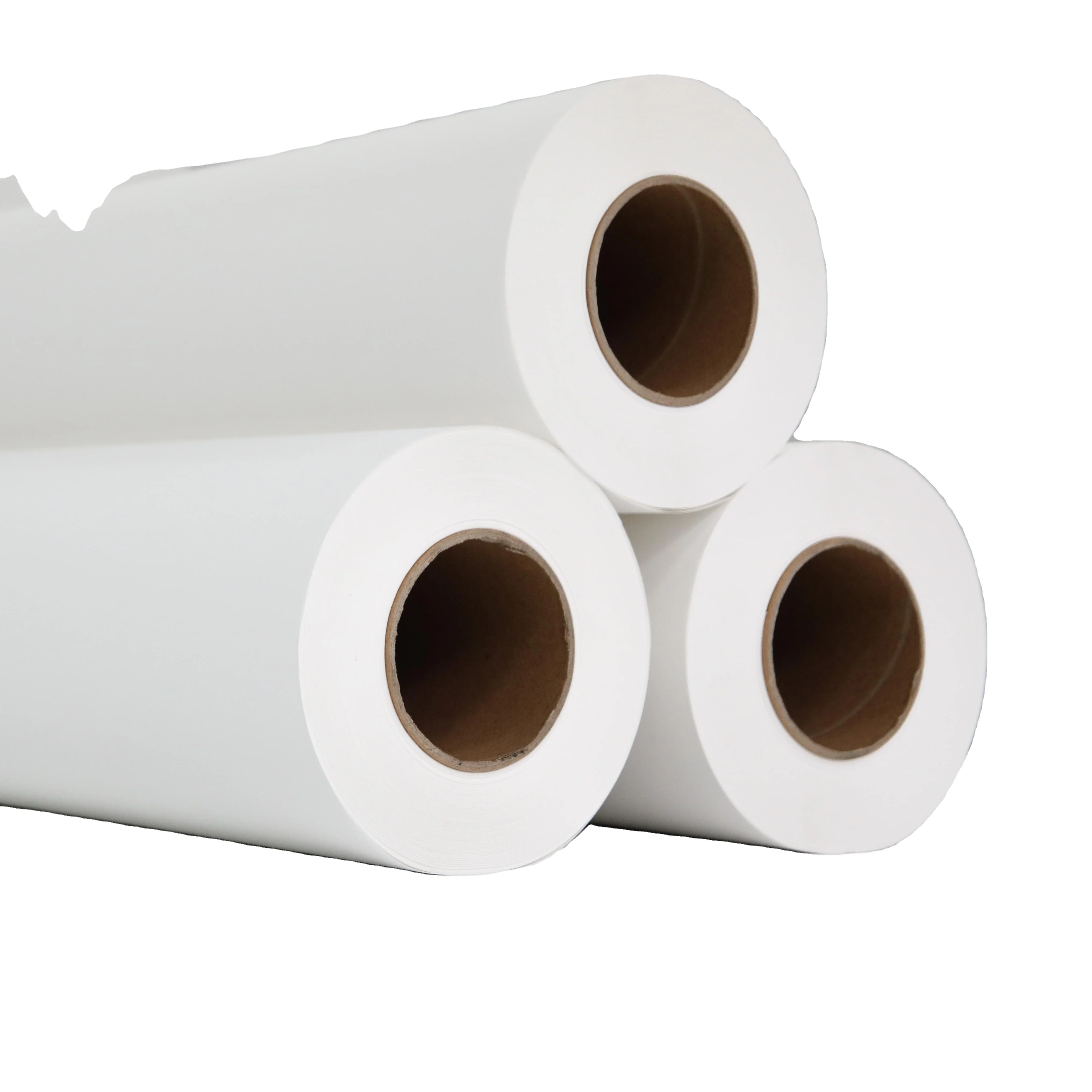 Новинка 2021, заводская цена, клейкая сублимационная бумага для спортивной одежды, белый полиэстер