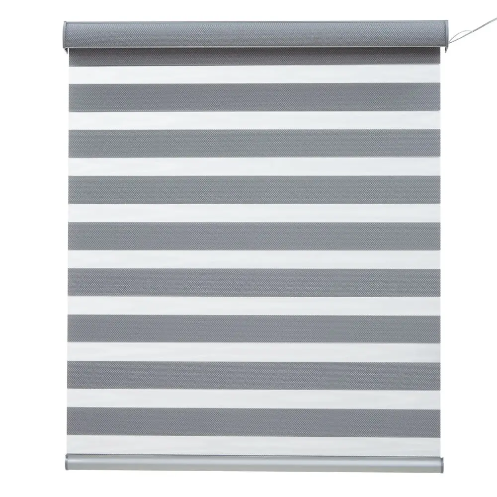 Manufacturers Selling Custom Shade Cordless Electric Shade Fabric 100% Polyester Zebra Blinds