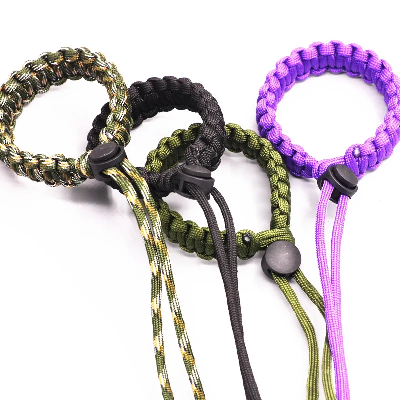 Wholesale Custom Color Adjustable paracord Wrist Strap  for DSLR, Compact Cameras