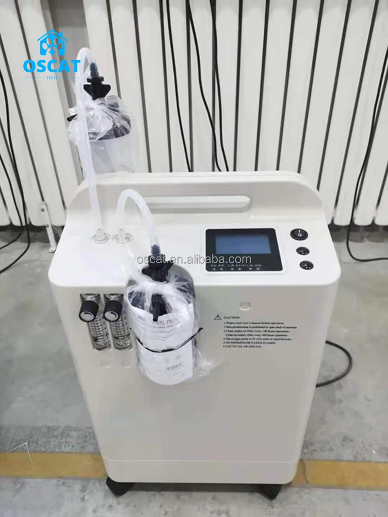 OSCAT  EUR PET Promotion Portable Medical Grade Dual Flow Oxygen-concentrator 5l 10l For Discount