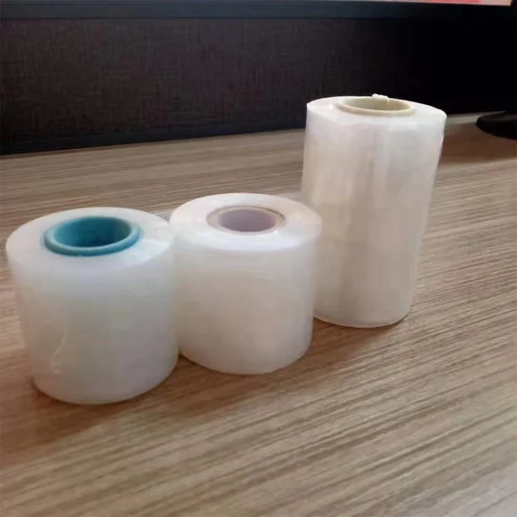 Защитная пленка LLDPE прозрачная Высококачественная растягивающаяся 45 см 20 микрофонов упаковочная для