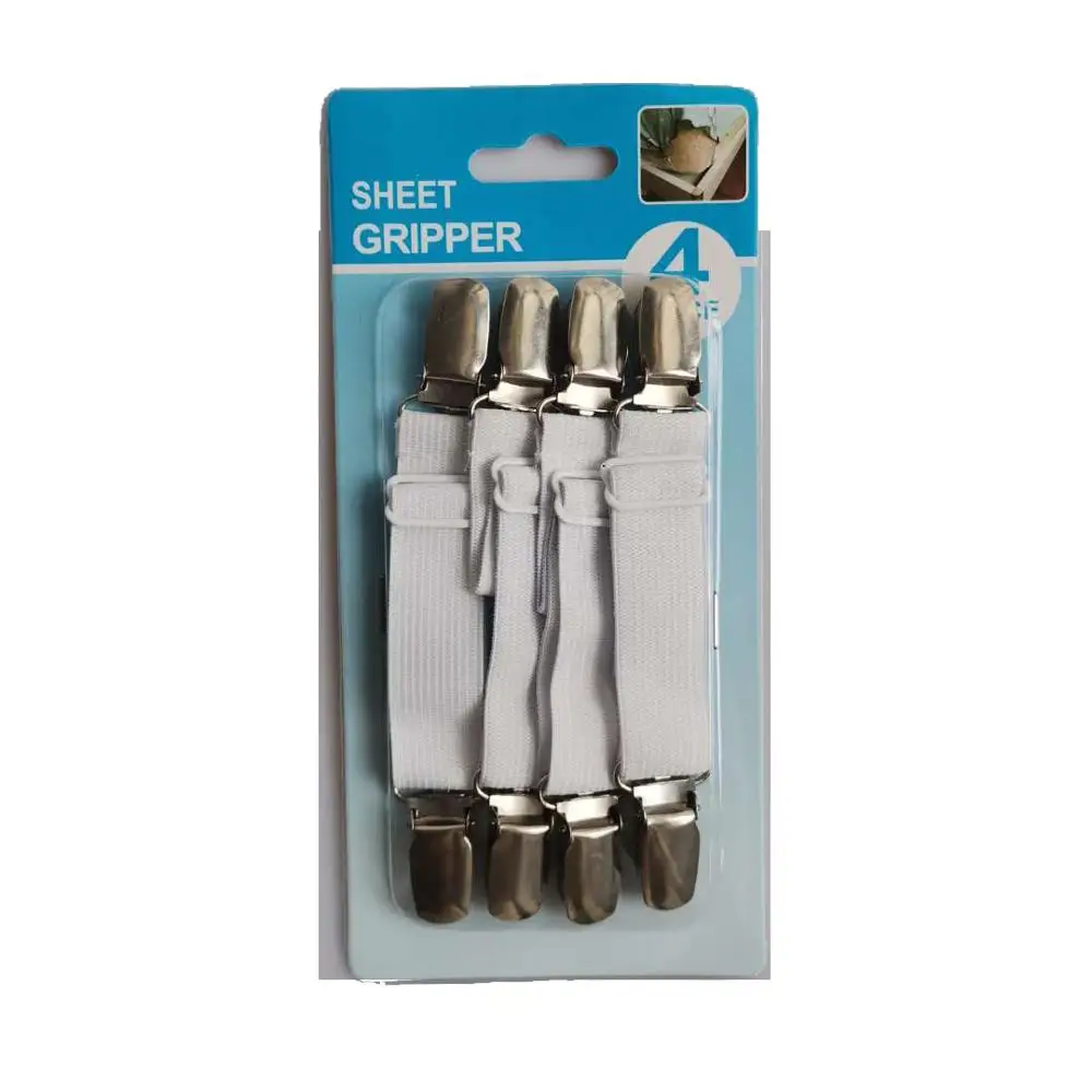 elastic heavy duty bed sheet holders suspenders straps