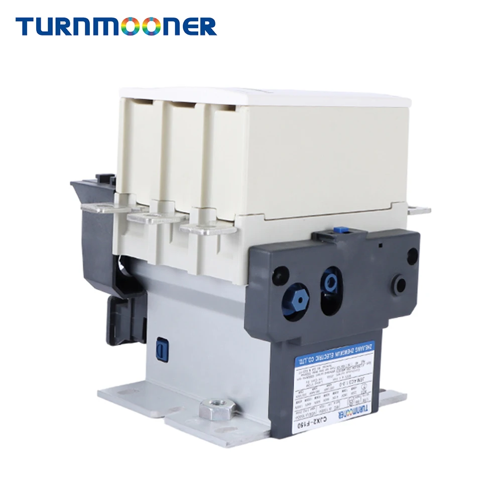 turnmooner LC1-F/CJX2-F150 3 phase 220v/380v coil  ac magnetic contactor 3 pole magnetic contactor