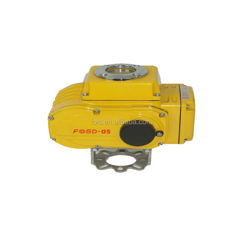 Micro 220V Quarter Turn Electric Actuator for butterfly Valve