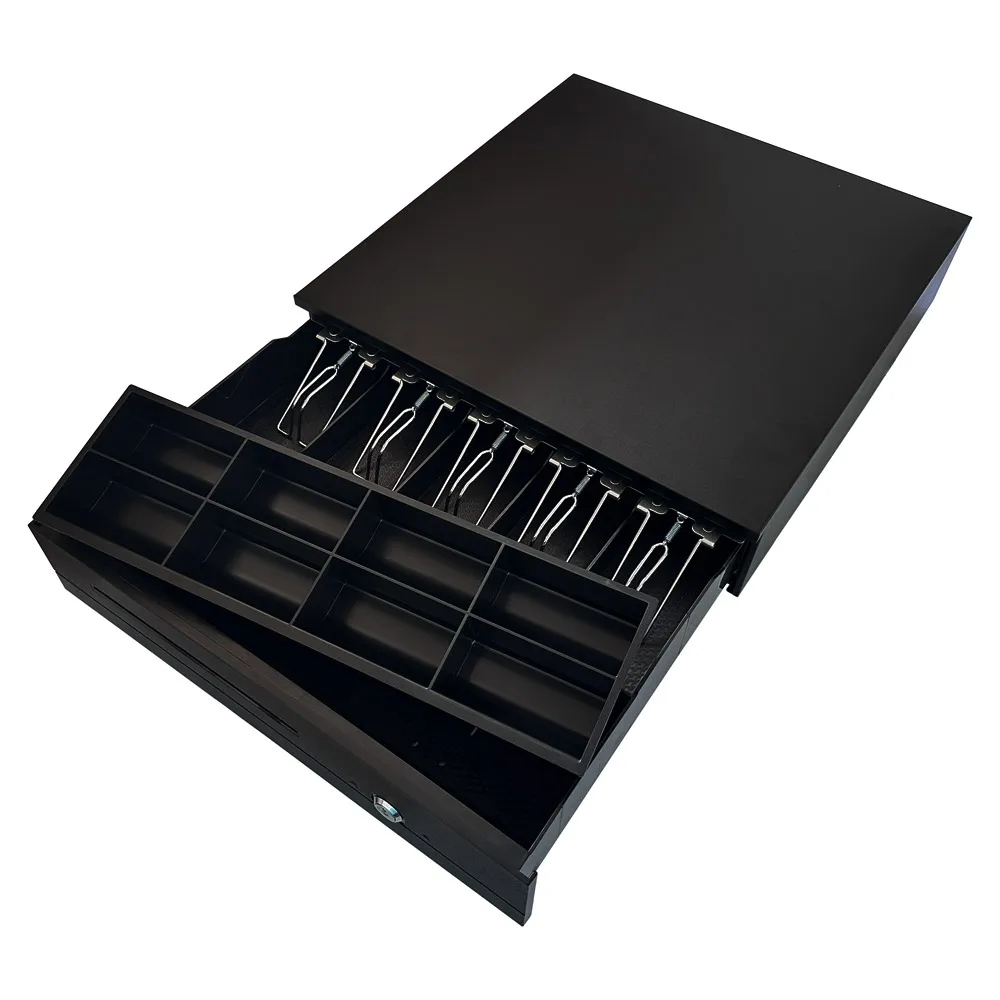HER-405A   Cash drawer pos cash drawer RJ11 with 6 bills and 3 coins iron cash drawer