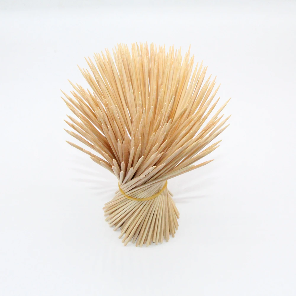 BBQ Outdoor Picnic Bamboo Skewers Wooden Sticks Barbecue Grill Accessories Fruit Fountain Stick Party Grill Barbecue Tool