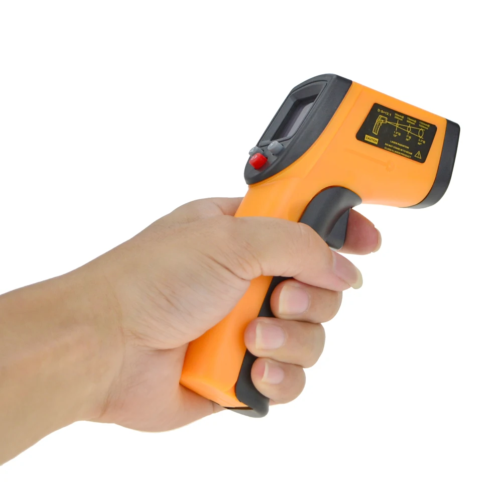 
GM320 Digital Non Contact Laser infrared Oven Thermometer Sensor -50-380 Degree Temperature Pyrometer IR Laser Point Gun Meter 