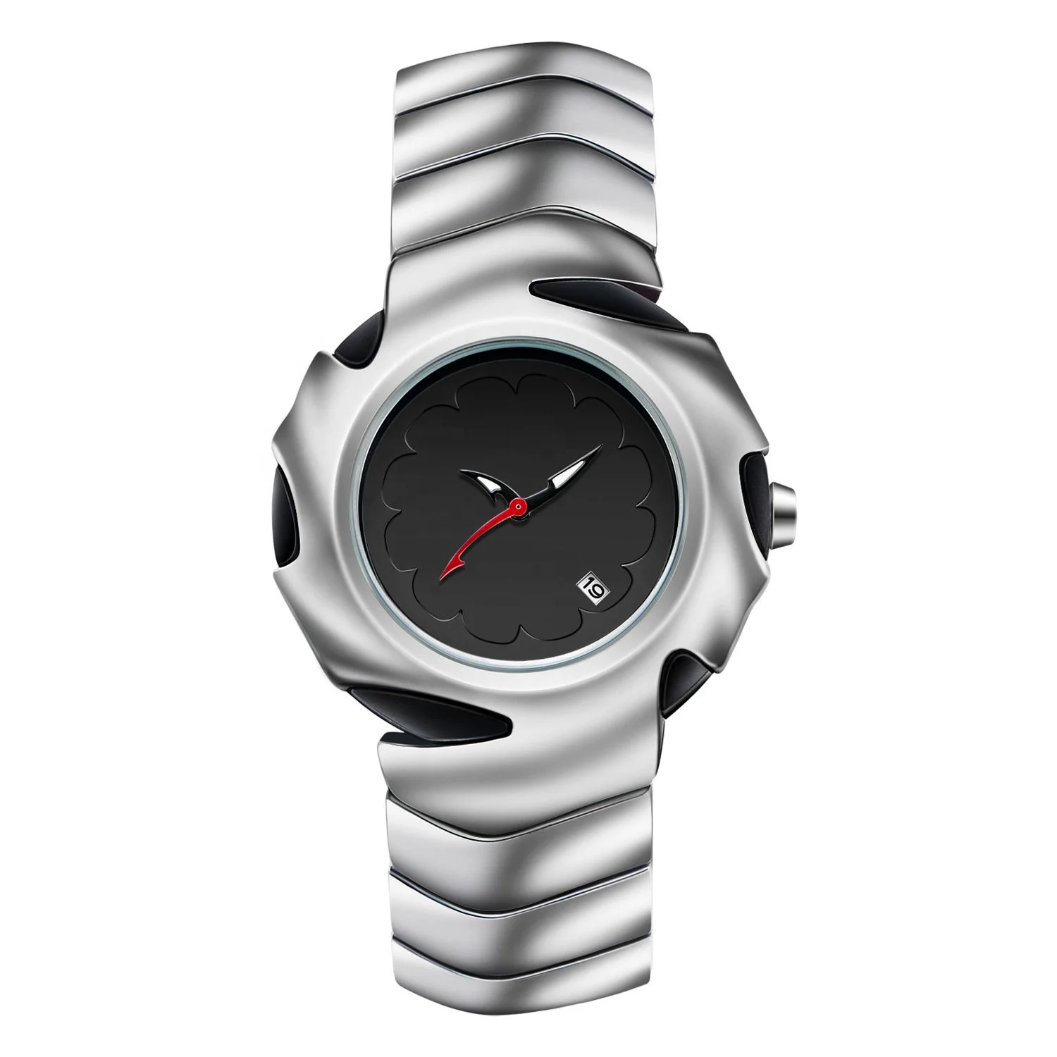 Pintime  Luxury Unique Designer Watch For Men Relojes Hombre Waterproof Luminous Quartz Date Men Wristwatch