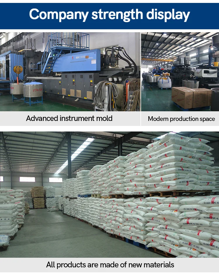 LEADLOONG EU4316 400*300*175MM Industrial HDPE Plastic Storage Box Sheet Stackable Turnover Box Desktop Tide Storage Box