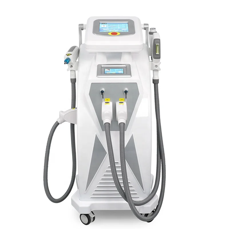 Hottest 3 in 1 elight ipl shr rf nd Yag Laser tattoo removal hair removal opt laser machine