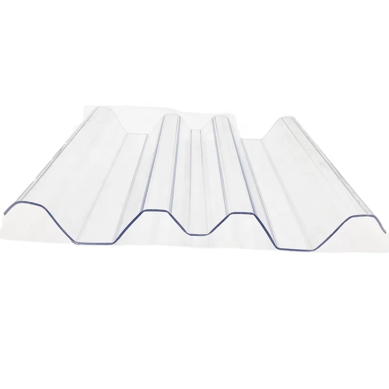 The White 2mm Transparent Plastic Resin Roof Tile