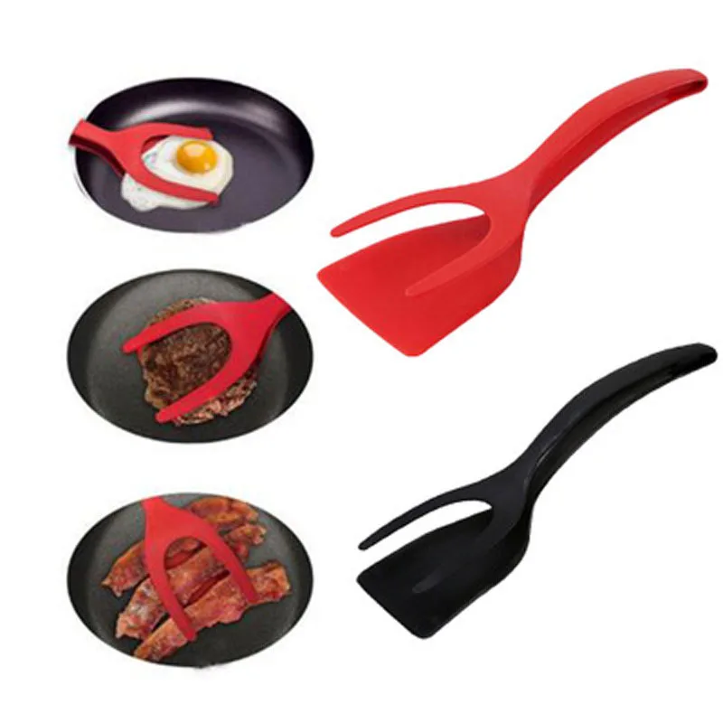Sanwei Wholesale Heat-Resistant Non-Stick Durable Pancake Bread Clamp Fried Egg Double Spatula