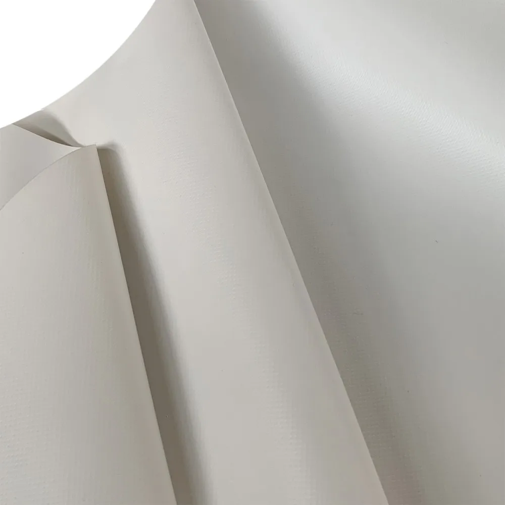 Fire Retardant Tarpaulin Roll PVC Coated Polyester Tarpaulin Fabric for Tensile Membrane Building Structures