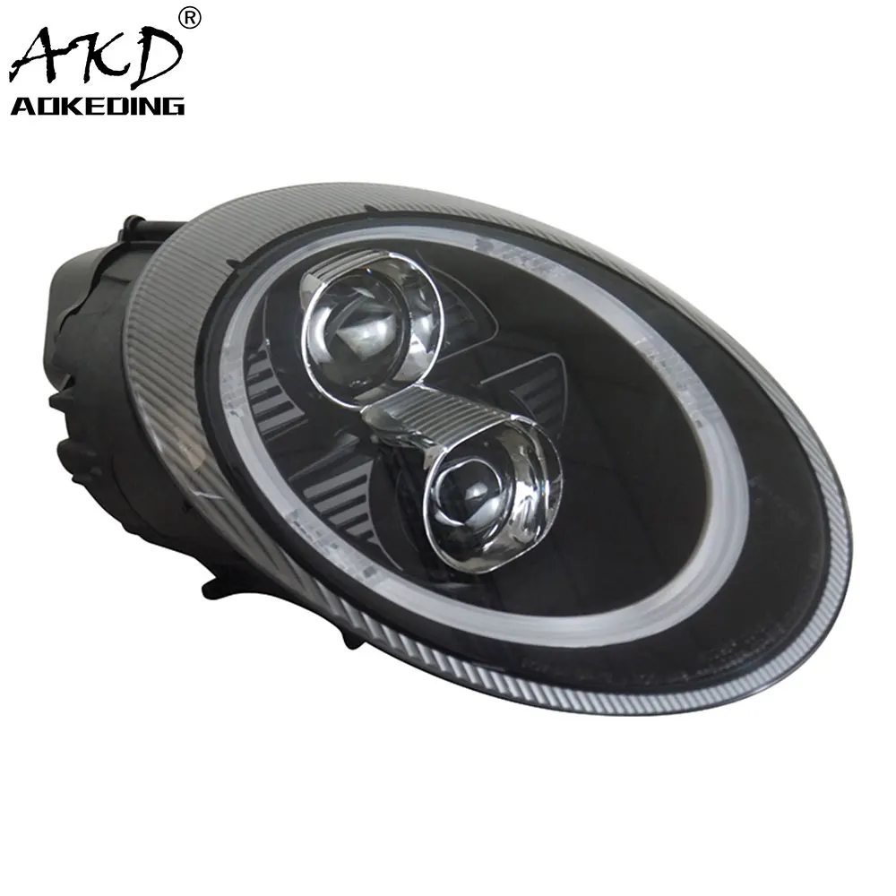 AKD Car Styling For Porsche 997 Headlights 2005-2008 911 LED Headlight DRL High Low Beam Xenon Head Lamp Accessories