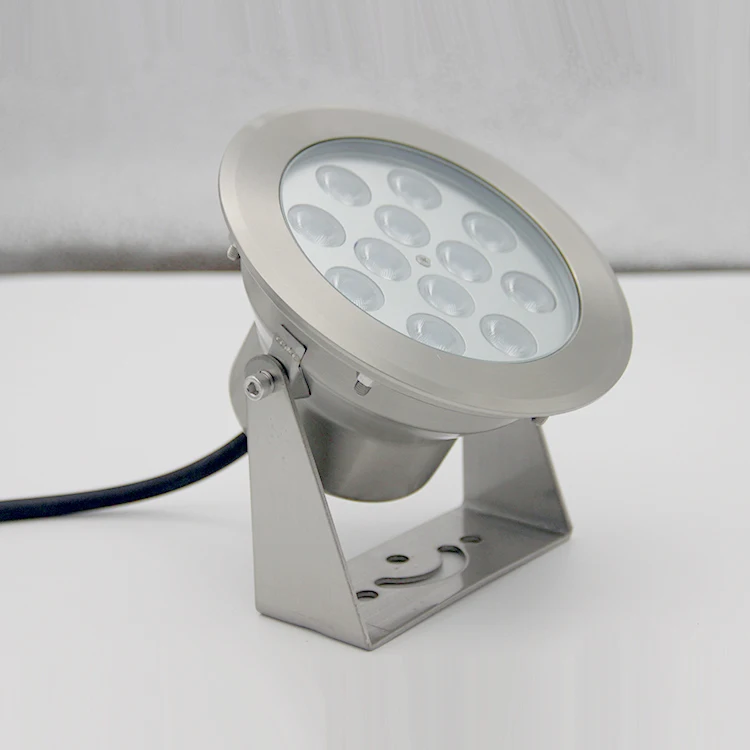 landscape Stainless Steel Waterproof IP68 outdoor 12v rgb waterfall pond Swimming Pool Fountain led Underwater pool light