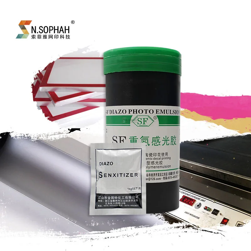 Factory Price Chemical Silk Screen Printing Diazo Photo Emulsion For Water Based Ink
