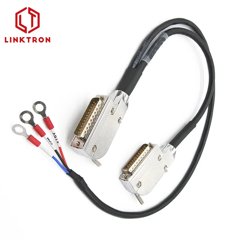 DSUB 25 metal hood RS232 Serial D-sub 1.5m Male 25 Pin To Female Db25 Parallel Centronics Cable