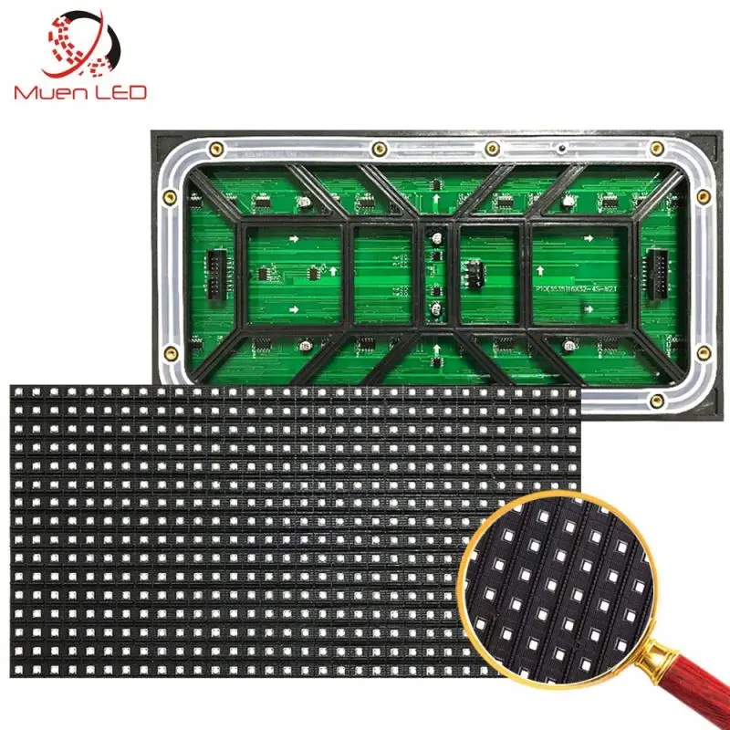 Muen P10 Открытый kinglight SMD RGB светодиодный модуль 1 / 4 сканирования