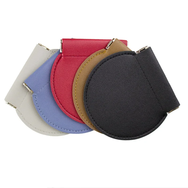 Модный женский кожаный полукруглый кошелек для монет мини-кошелек ключей закрытый индивидуальный дешевый подарок большая сумка денег