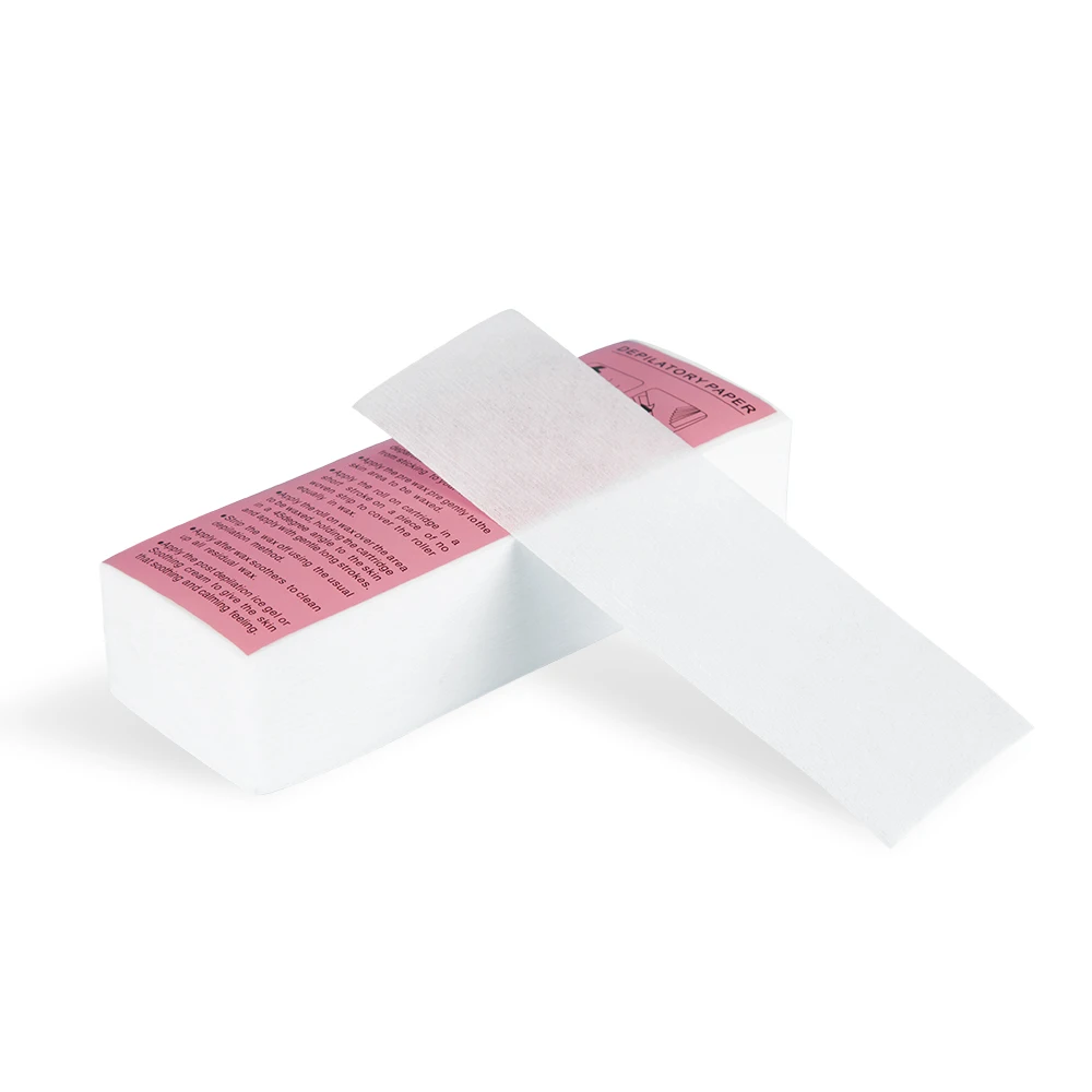 Convenient Custom Non Woven Hair Removal Soft Wax Paper Depilatory Cream Disposable Wax Depilatory Paper depilation paper