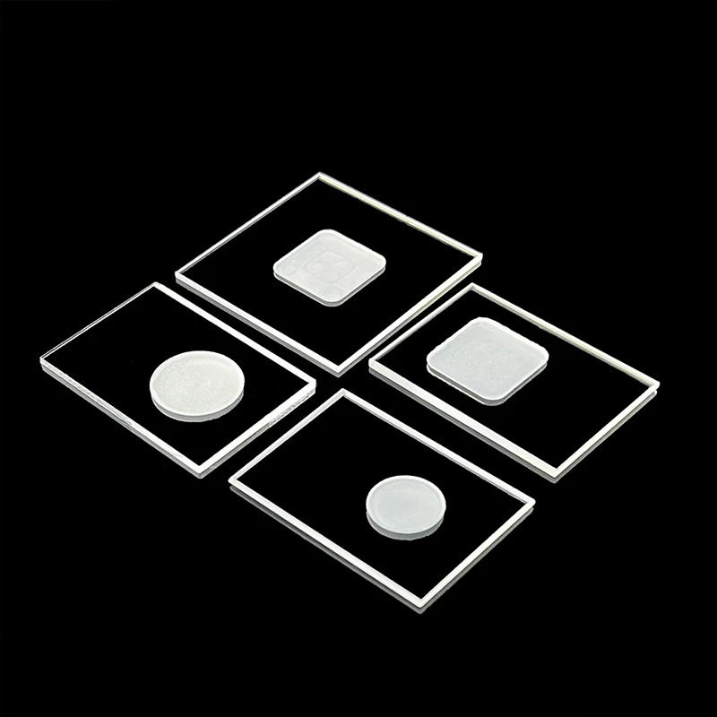 High quality coated round uv quartz plate quartz substrate coating quartz plate