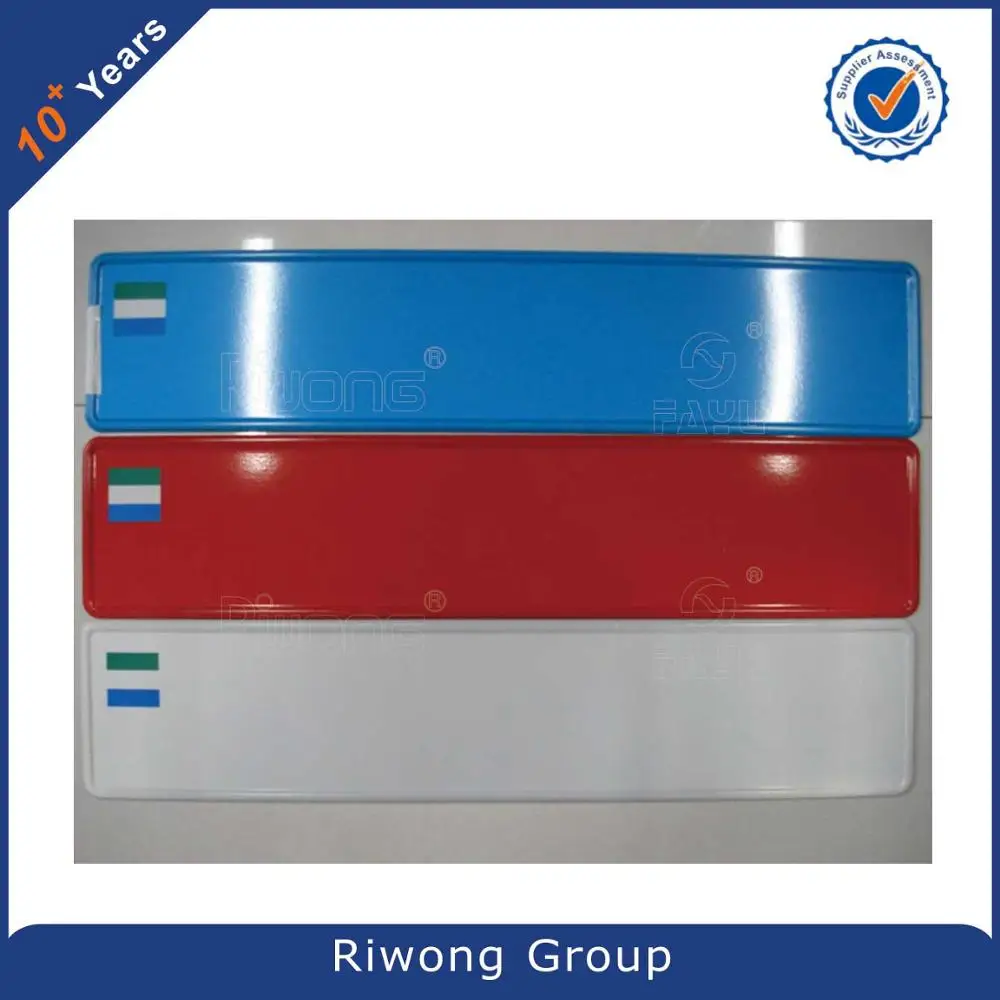 Turkey blank aluminum license plate high security  license plates