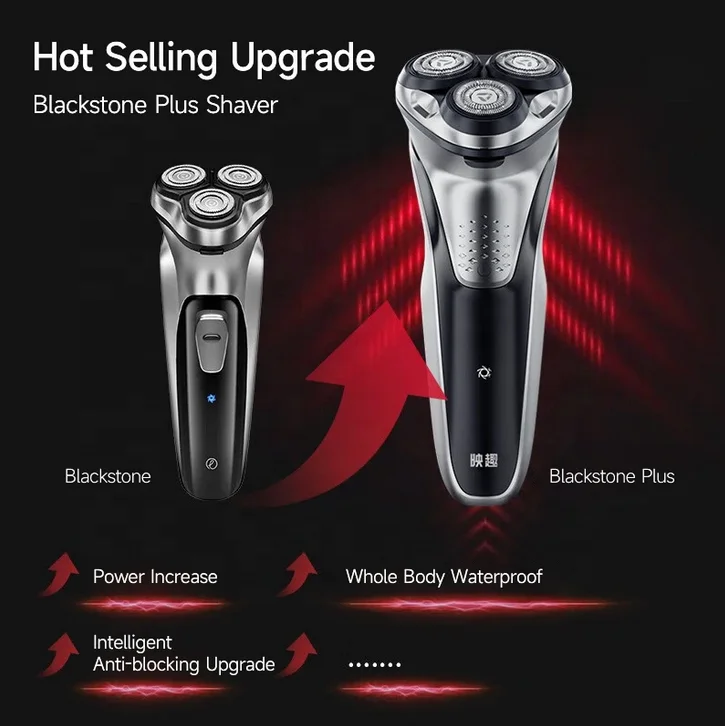 ENCHEN Blackstone Plus Electric Shaver IPX7 Waterproof Dry Wet Dual Use Beard Trimmer Rechargeable Mini Electric Shaver