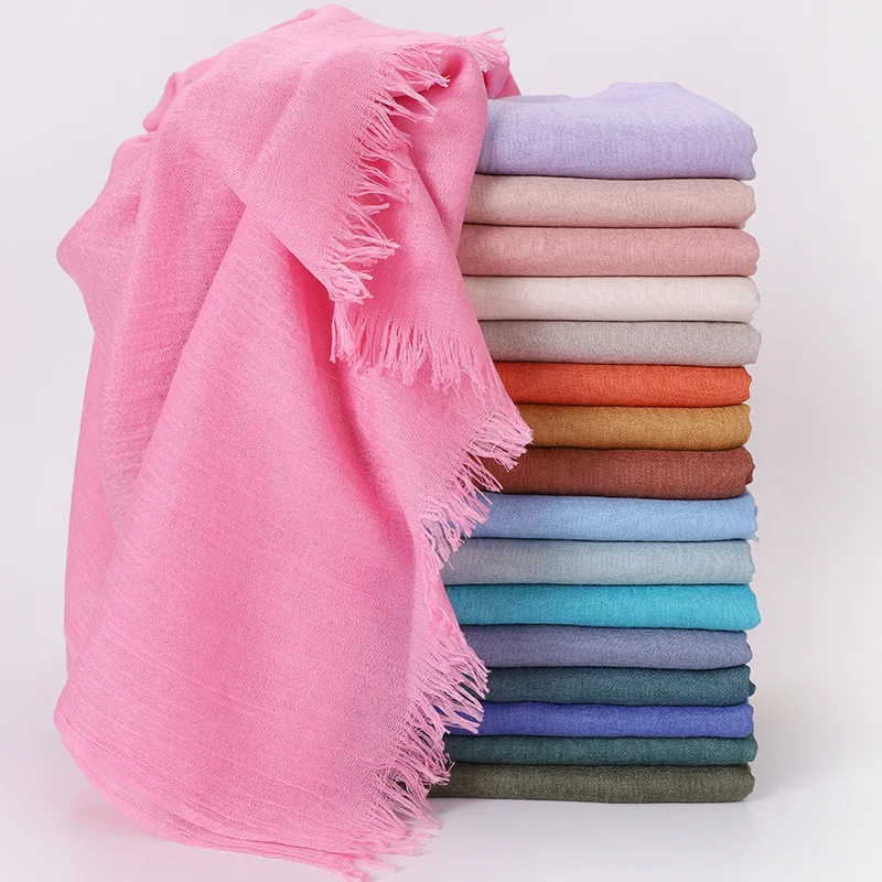 niqab Muslims arab Cotton and linen hijab  Korea arabic Thin Large size wrap head gauze scarf Refreshing
