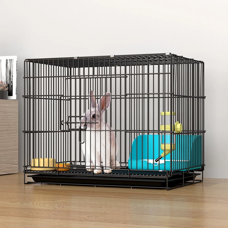 Homes for Pets 158 Wabbitat Deluxe Rabbit Home, Rabbit Cage,Black