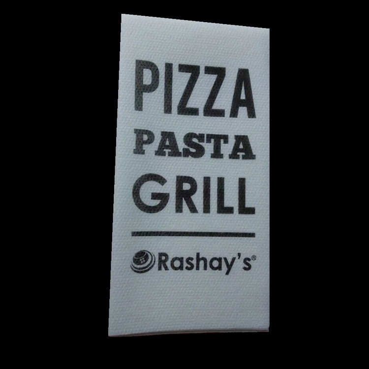 
Printed tissue luxury white airlaid linen feel paper napkin for table displace wedding dinner for restaurant 