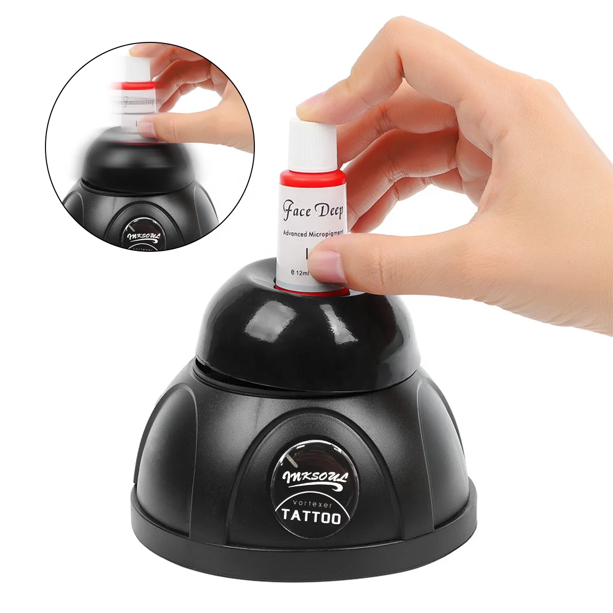 New Arrivals Mini Smart  Electric Liquid Vortex Tattoo Shaker Black Fast Paint Mixing Machine Tattoo Ink Mixer Shaker