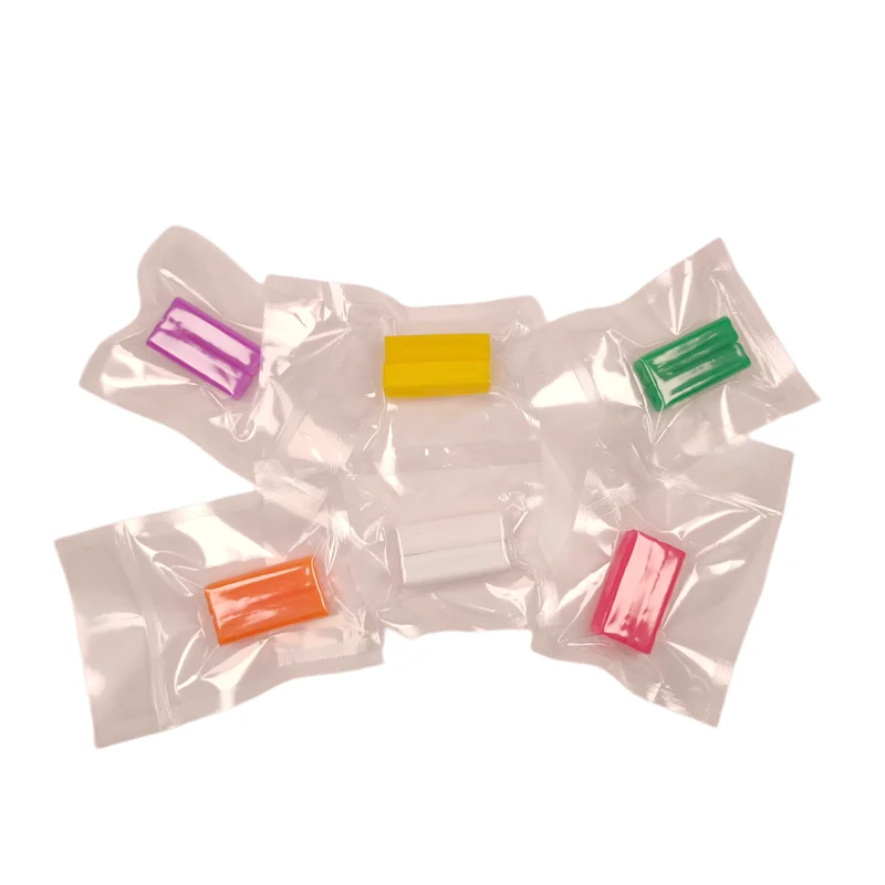 Fruit Flavor Sour Soft Hollow Glue Silicone Stick Flower shape Orthodontic Invisible Braces Dental Aligner Chewies