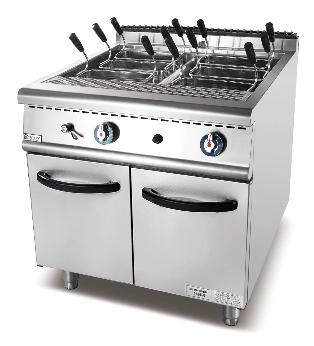 New Products Commercial Restaurant Kitchen Customized Commercial  Gas Pasta Cooker With Cabinet Campbon ZH-RM-6.ZH-TM-4