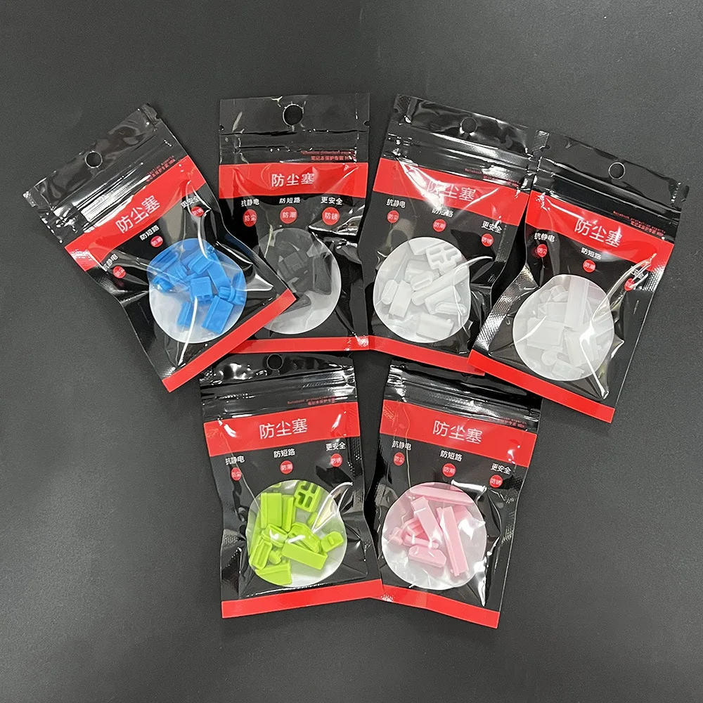 Anti-dust Plugs for Macbook Pro, Laptop Dust Plug Ports Silicone Cover Protection