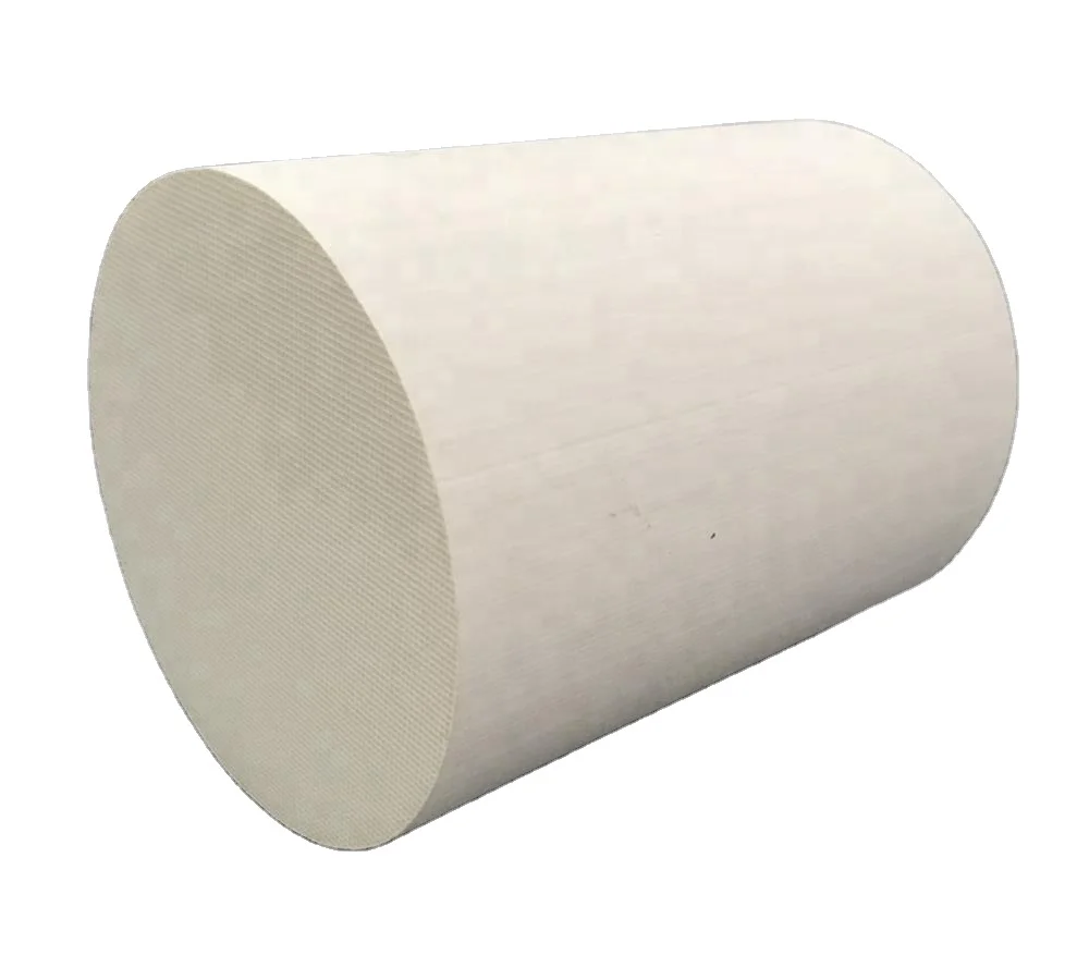 Круглая сотовая керамическая подложка scr для автомобильного двигателя устойчивый к высоким температурам каталитический конвертер, совместимый с выбросами