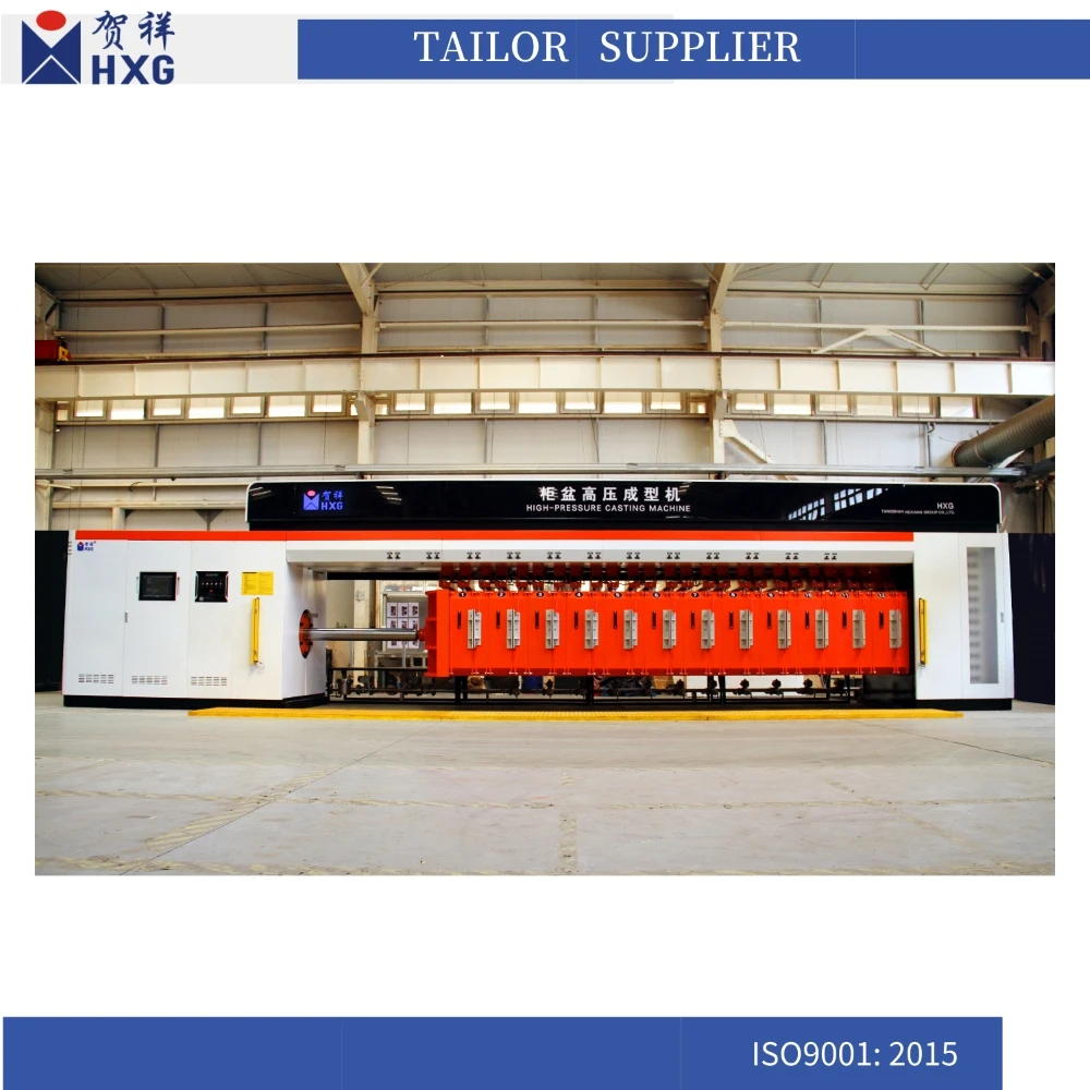 Rim of Two Piece Toilet Bowl High Pressure Casting Machine with 2-12 Sets Resin Working Mold High Technology