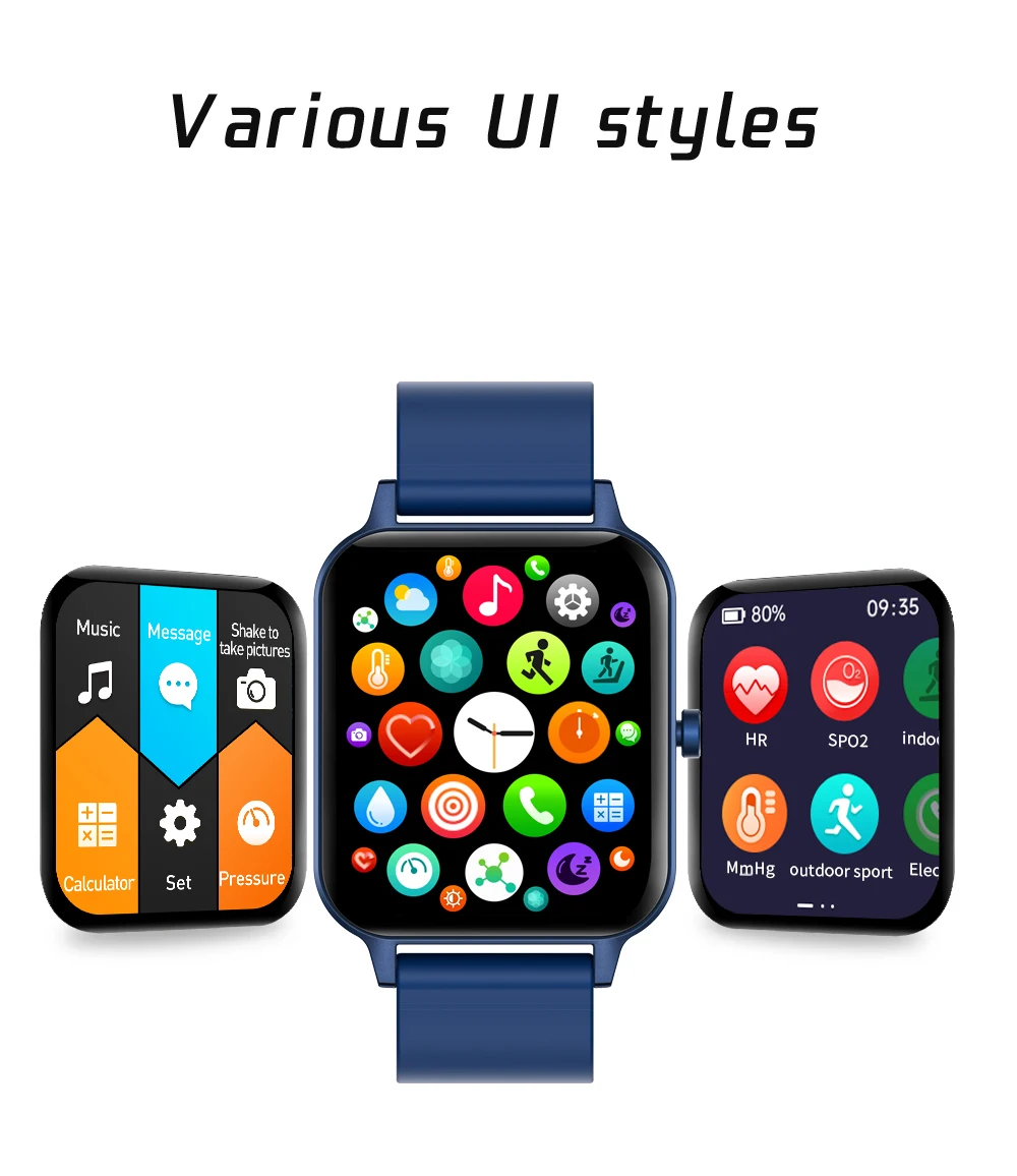 2022 NEW Smart watch Support QR code payment BT call function Music player Men Women watch
