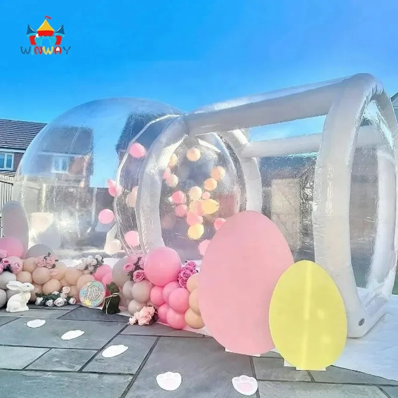 Wholesale Custom Inflatable Igloo Bubble House Tent Clear Tent Dome House Inflatable Balloons Bubble House
