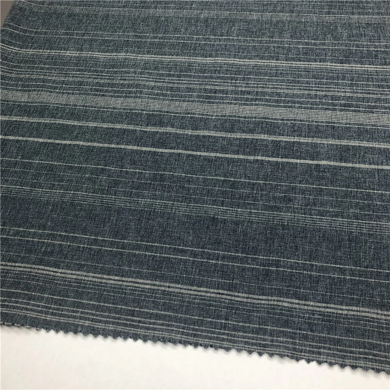 100D woven 4 way stretch cationic stripe plaid stretch fabric for sport pants and trousers