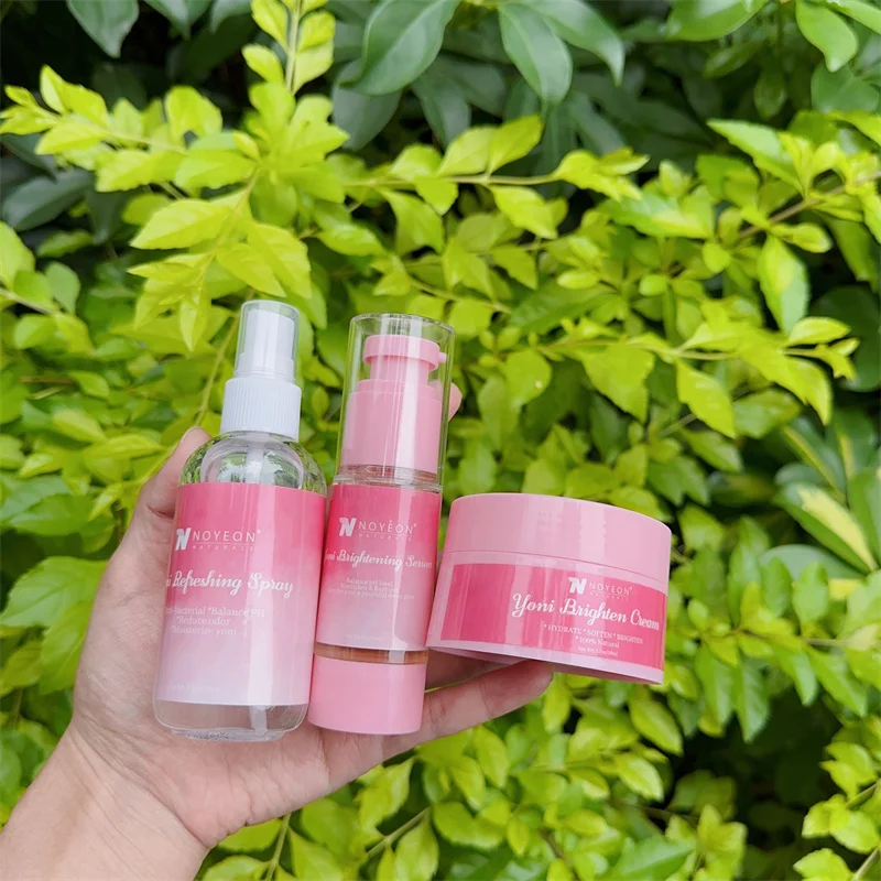 Vagina Yoni Bleaching Cream Whitening and Lightening Intimate Razor Bumps Ingrown Hair Treatment Features Anti-Wrinkle Firming