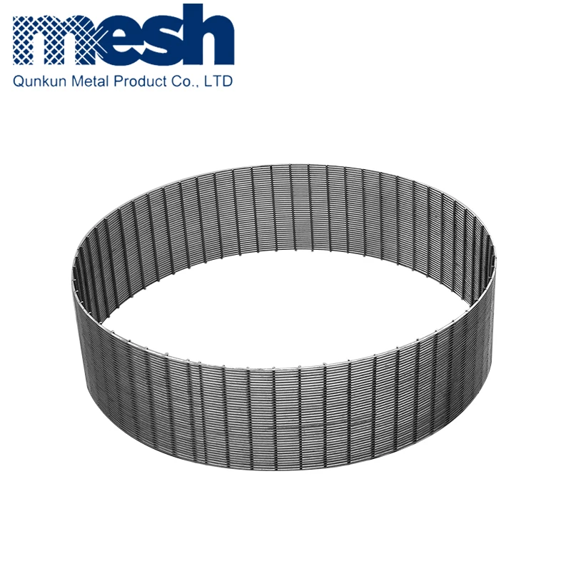 
Stainless steel 304 316 parabolic johnson sieve pipe wedge wire screen filter 