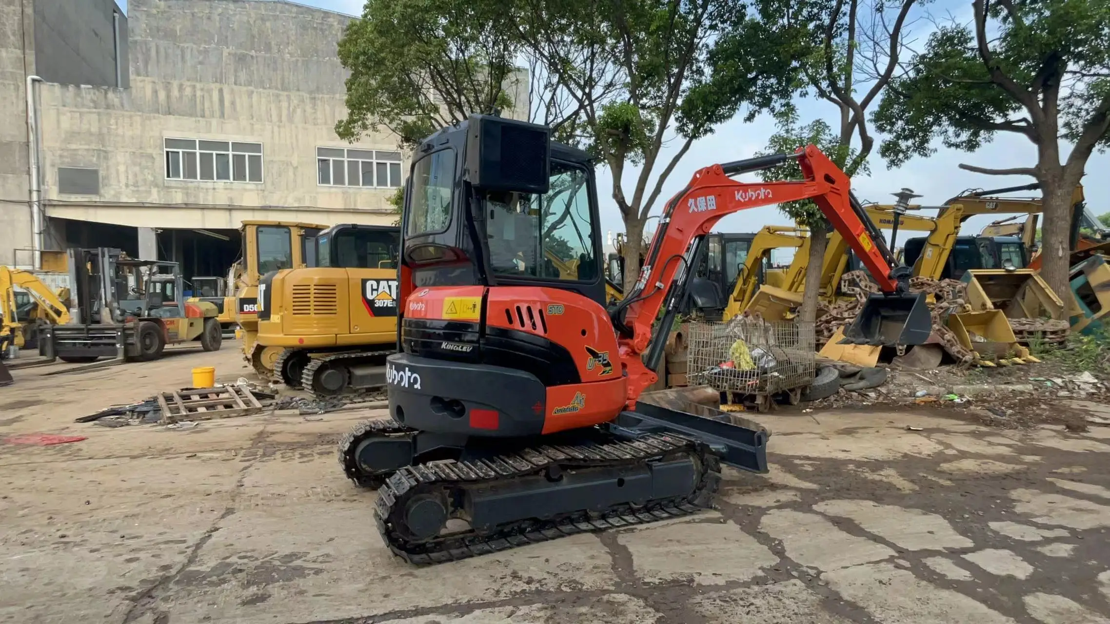 Perfectly protected used original Kubota U35 excavator mini excavator for sale U15/U20