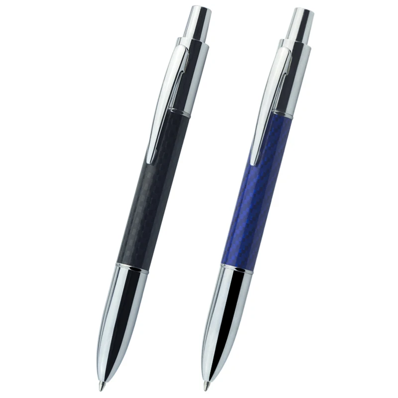 Новейшая синяя ручка из углеродного волокна, утонченная ручка Biro (60759874118)