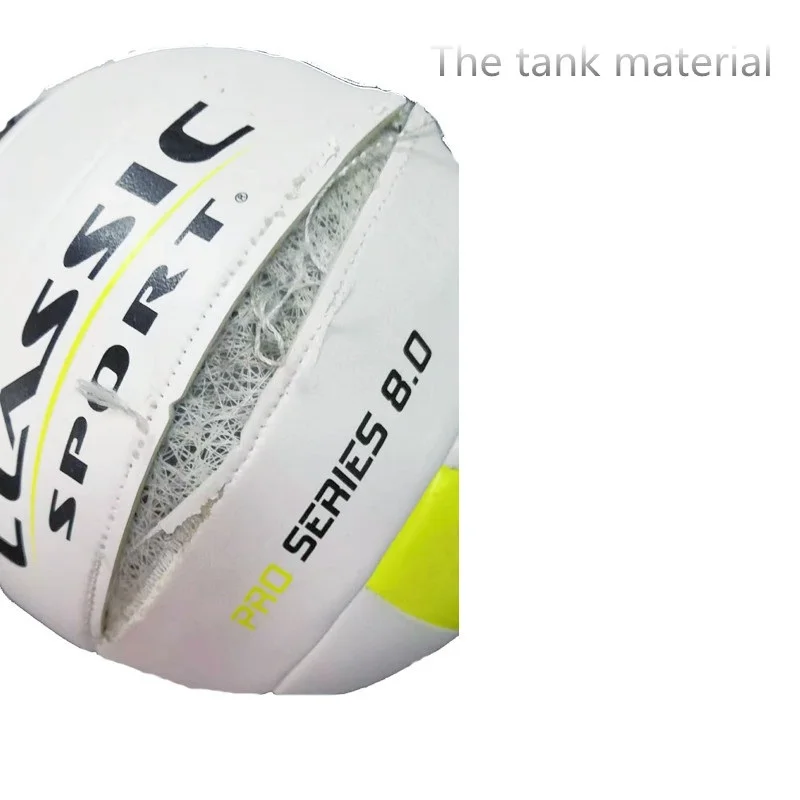Competition Training Volleyball Official Machine Stitched Neon Leather Size 5 Beach Volleyball