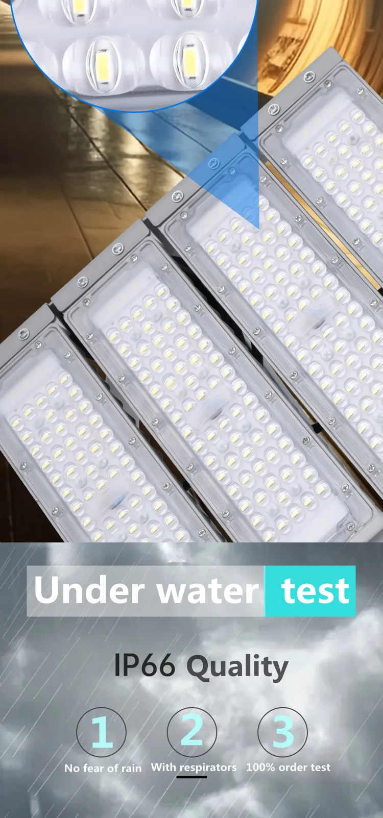 7 years warranty 500w 1000w module led flood light exterior 10kv 100000hrs life span no flicker  0-10v dimmable sosen driver EMC