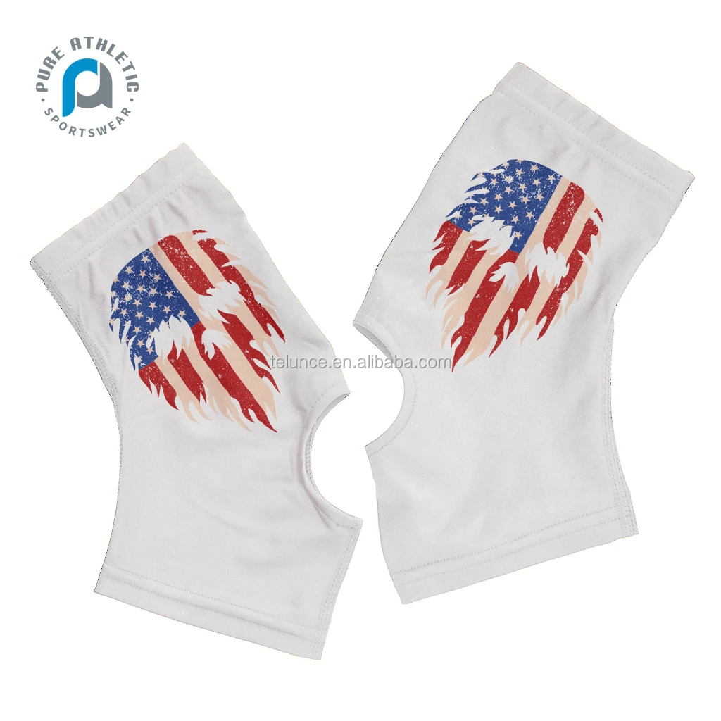 Pure wholesale customized blank plain solid white cleat covers football spats shoes covers