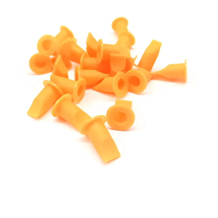 Customized Heat Resistance Yellow color One Way silicone check valve