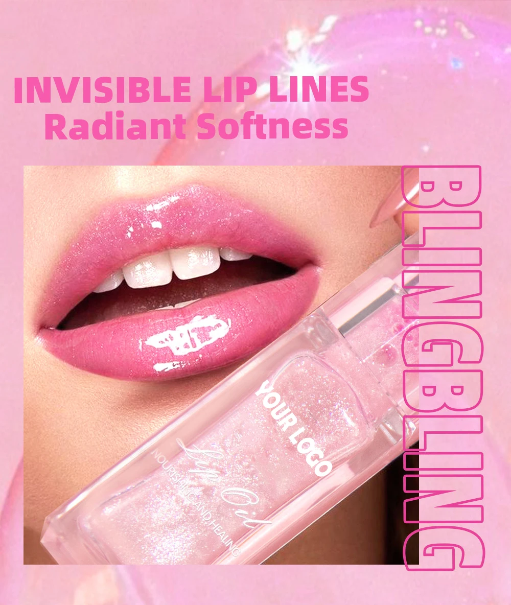 Your Logo Color Changing Lip Oil Base Tinted Scent Oil Fragrance for Lip Gloss Balm PH Boss up Cosmetics Lip Gloss Balm Care