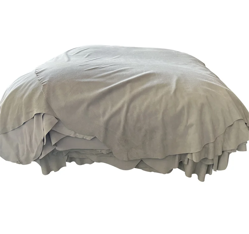 cow split suede leather for work gloves shoes upper lining