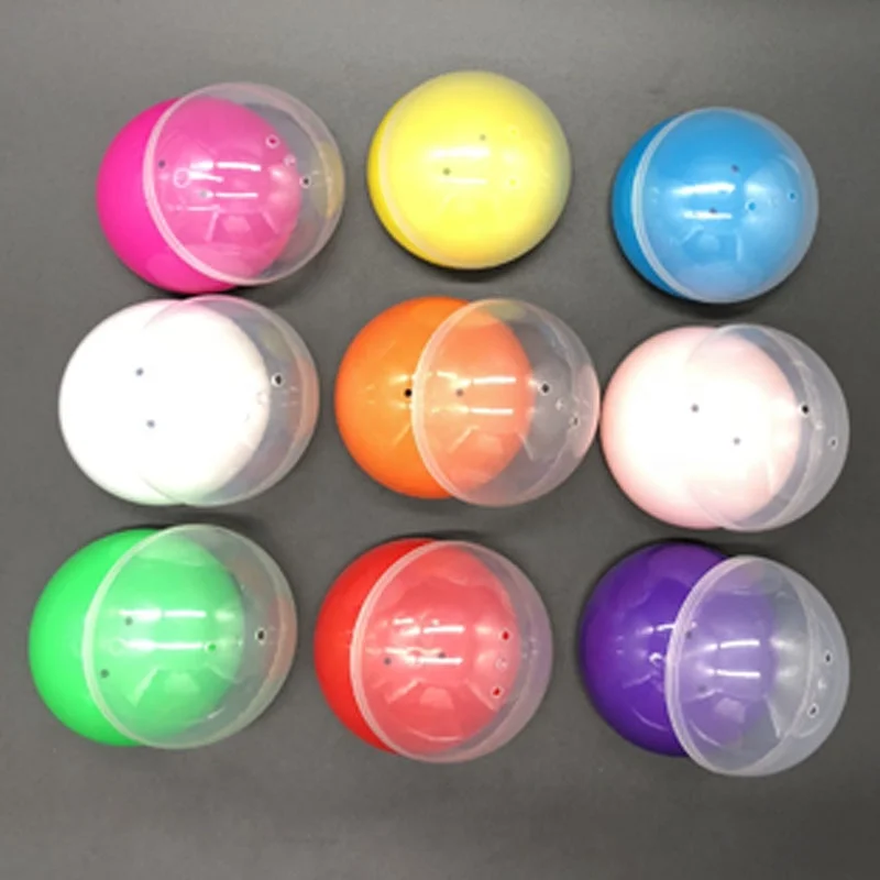 Kids Supplier Wholesale Twisting Ball 100mm Custom Plastic Capsule Vending Capsule Toys Empty Toy Capsules